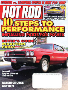 HOT ROD 1996 NOV - NOS vs. BLOWER, '60s MUSCLE CARS